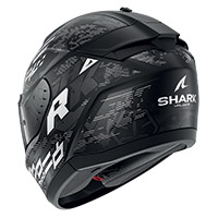 Casco Shark Ridill 2 Molokai Mat Bianco Argento - img 2