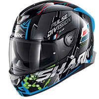 Casco Shark Skwal 2.2 Noxxys negro azul verde