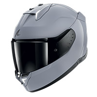 Casco Shark Skwal I3 Dark Shadow Edition Argento