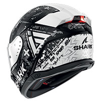 Shark Skwal I3 Hellcat Helmet Black Chrome Silver