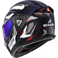 Casque Shark Skwal I3 Linik Mat Bleu Blanc Rouge