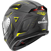 Casque Shark Skwal i3 Linik Mat anthracite jaune - 2