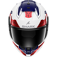 Shark Skwal i3 ラード ヘルメット ホワイト レッド - 3