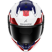 Casco Shark Skwal i3 Rhad blanco rojo - 3