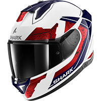 Casque Shark Skwal I3 Rhad Blanc Rouge