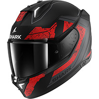 Helm Shark Skwal i3 Rhad Mat schwarz rot