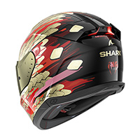 Shark Skwal i3 Venum ヘルメット ブラック レッド ゴールド - img 2
