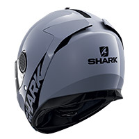 Casco Shark Spartan 1.2 Blank Grigio Lucido - img 2