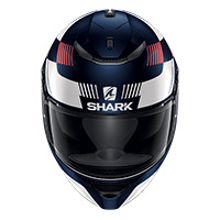 Casco Shark Spartan 1.2 Strad Mat Blu Bianco Rosso - 3