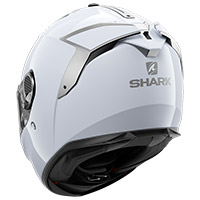 Shark Spartan Gt Bcl Micr Blank Helmet White - 2