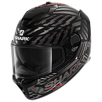 Casque Shark Spartan Gt Bcl Micr E-brake Mat Rouge