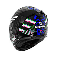 シャークスパルタンGT Eブレーキマットヘルメット ブラックブルー