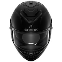 Shark Spartan GT Pro ブランク マット ヘルメット ブラック - 3