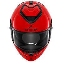 Casco Shark Spartan GT Pro Blank rojo - 3