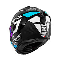 Shark Spartan Gt Pro Carbon Zarco Track Racer Blu - img 2
