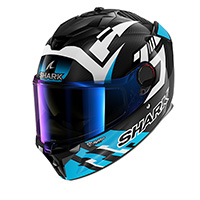 Shark Spartan Gt Pro Carbon Zarco Track Racer Blu