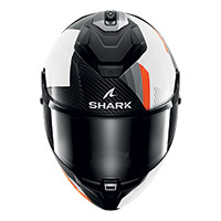 Shark Spartan GT Pro Dokhta Carbono blanco naranja