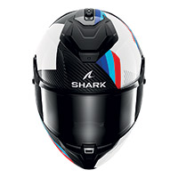 Shark Spartan GT Pro Dokhta カーボン ホワイト ブルー - 2