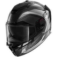 Shark Spartan Gt Pro Carbon Ritmo Mat Helmet Grey