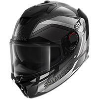 Casco Shark Spartan Gt Pro Carbon Ritmo Mat Grigio