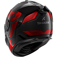 Casco Shark Spartan GT Pro Carbon Ritmo rojo