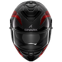 Casco Shark Spartan GT Pro Carbon Ritmo rojo - 3