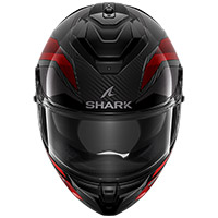 Shark Spartan Gt Pro Carbon Ritmo Helmet Red - 3