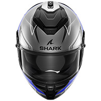 Shark Spartan GT Pro Toryan ヘルメット グレー ブルー - 3