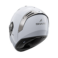 Shark Spartan Rs Blank Helmet White Silver