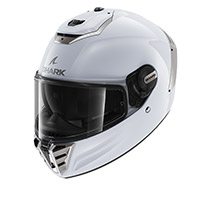 Casque Shark Spartan RS Blank blanc argent