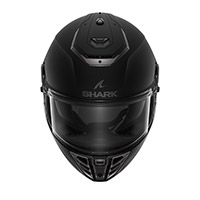 シャークスパルタンRSブランクマットヘルメットブラック - 3