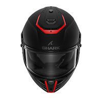 Casco Shark Spartan RS Blank SP Mat negro naranja - 3