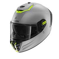 Casque Shark Spartan RS Blank SP Mat argent jaune