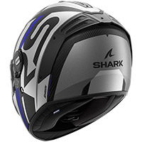 Shark Spartan Rs Carbon Shawn Mat Helmet Blue - 2