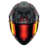 Shark Spartan Rs Shaytan Mat Helmet Red - 3