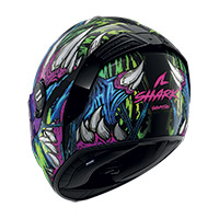 Casque Shark Spartan Rs Shaytan Vert Violet