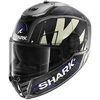 シャーク スパルタン RS スティングレイ マット ヘルメット ブラック ブルー