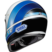 Shoei Ex-zero Equation Tc-11 Helmet Blue White - 2