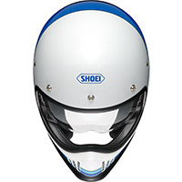 Shoei Ex-zero Equation Tc-11 Helmet Blue White - 3