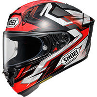 Shoei X-SPR Pro Escalate TC1 ヘルメット レッド