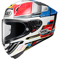 Shoei X-SPR Pro Proxy TC-10 ヘルメット レッド ブルー