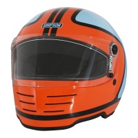 シンプソン M62 ホンド ヘルメット オレンジ ブルー