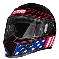 Simpson Speed 2206 Americana Classic Helmet Black