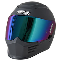 Casco Simpson Speed nero opaco