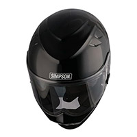 Casco Simpson Venom 22.06 negro brillo