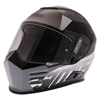 Simpson Venom Plain Matt Black Motorcycle/Motorbike Full Face Helmet 