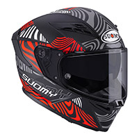 Casco Suomy Stellar 2 Molten rojo opaco