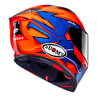 Suomy Track-1 Firestorm Helmet 赤 青 - img 2
