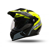 Ufo Aries 2206 2024 Helmet Black Yellow