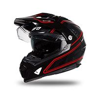 Casco Ufo Aries 2206 Nero Rosso